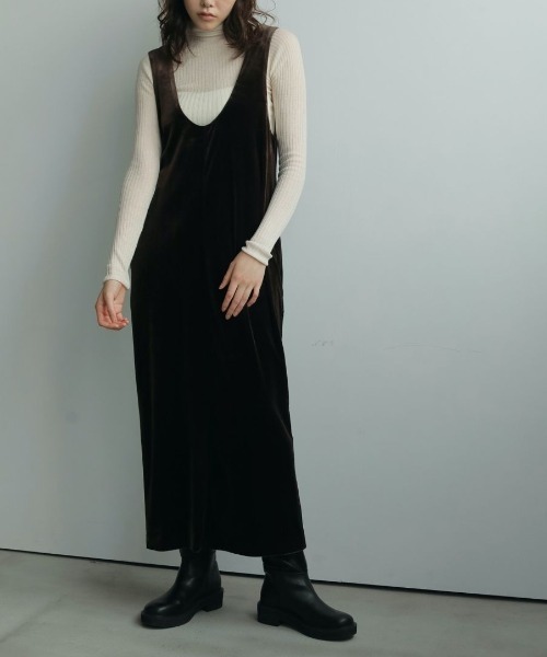 anuke（アンヌーク）の「anuke　Ecoleather Long Boots エコレザーロングブーツ/62521007（ブーツ・レディース・ブラック・36/38/37）」の8枚目の写真