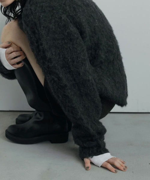 anuke（アンヌーク）の「anuke　Ecoleather Long Boots エコレザーロングブーツ/62521007（ブーツ・レディース・ブラック・36/38/37）」の10枚目の写真