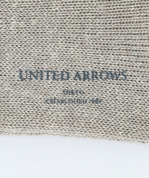 UNITED ARROWS(ユナイテッドアローズ)の「リブ ソックス(ソックス/靴下・メンズ・ダークグリーン/ベージュ/オレンジ/ブラック・FREE)」の11枚目の写真