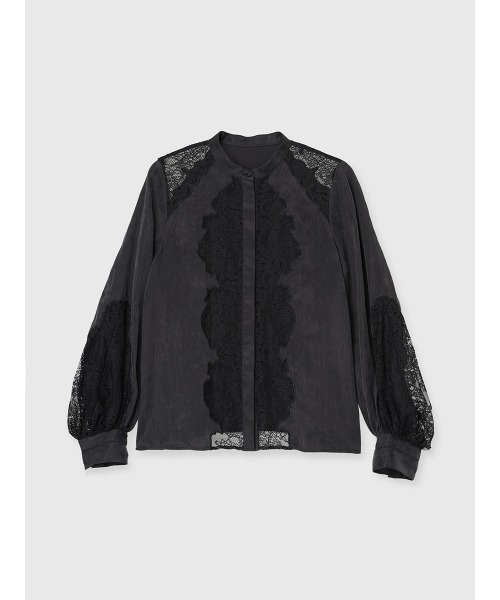 anuans（アニュアンス）の「レースフレームボリュームブラウス（シャツ/ブラウス・レディース・ベージュ/ブラック/アイボリー・FREE）」の19枚目の写真