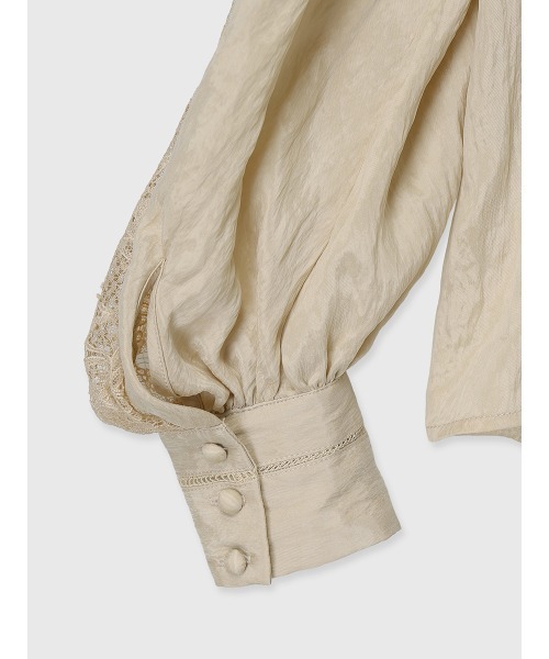 anuans（アニュアンス）の「レースフレームボリュームブラウス（シャツ/ブラウス・レディース・ベージュ/ブラック/アイボリー・FREE）」の22枚目の写真