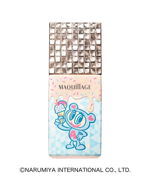 MAQuillAGE（マキアージュ）の「マキアージュ　ドラマティックスキンセンサーベース　ＮＥＯ　クール　「ナルミヤキャラクターズ」コラボデザイン【数量限定】（化粧下地・レディース・ヌーディーベージュ　自然になじんで明るい素肌感/ラベンダー　ワントーン明るく透明感アップ/ミント　気になる赤みを均一にカバー・ﾌﾘ-）」の5枚目の写真