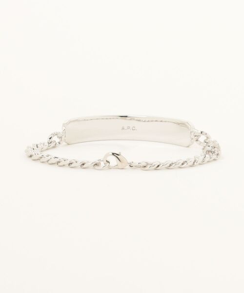 A.P.C.（アーペーセー）の「GOURMETTE DARWIN（ブレスレット・メンズ・シルバー・M）」の2枚目の写真