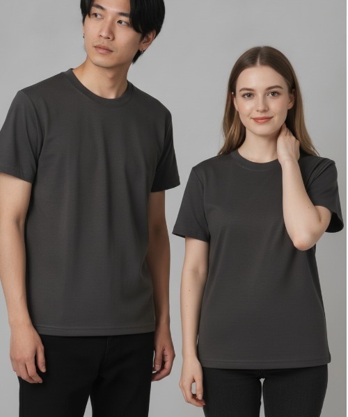 LIFEMAX（ライフマックス）の「【LIFEMAX/ライフマックス】5.3オンスドライ/コットンTシャツ/速乾 無地 ユニセックス シンプル デイリー 3色（Tシャツ/カットソー・メンズ・ホワイト/チャコールグレー/ブラック・MEDIUM/LARGE/X-LARGE）」の3枚目の写真