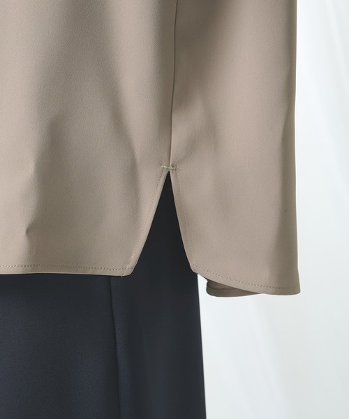 CULLNI(クルニ)の「【CULLNI/クルニ】別注 Cleric Collar Shirt(シャツ/ブラウス・メンズ・ホワイト/アイボリー/ブラック・1/2)」の20枚目の写真