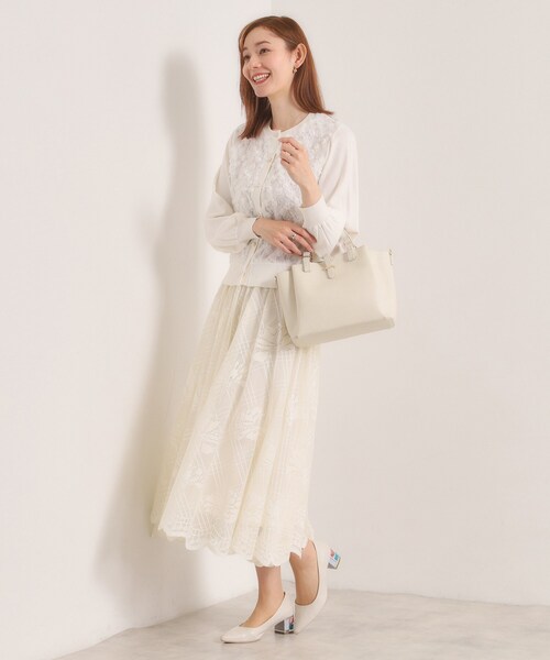 ITS'DEMO（イッツデモ）の「＜かるバッグ＞2WAYトート（ハンドバッグ・レディース・ベージュ/ブラック/アイボリー・00）」の7枚目の写真