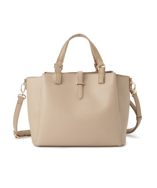 ITS'DEMO（イッツデモ）の「＜かるバッグ＞2WAYトート（ハンドバッグ・レディース・ベージュ/ブラック/アイボリー・00）」の13枚目の写真