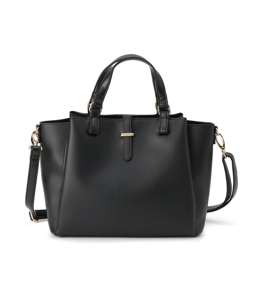 ITS'DEMO（イッツデモ）の「＜かるバッグ＞2WAYトート（ハンドバッグ・レディース・ベージュ/ブラック/アイボリー・00）」の14枚目の写真