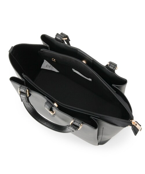 ITS'DEMO（イッツデモ）の「＜かるバッグ＞2WAYトート（ハンドバッグ・レディース・ベージュ/ブラック/アイボリー・00）」の18枚目の写真