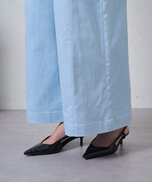 Jena espace merveilleux（ジェナ　エスパスメルヴェイユ）の「ストレッチサロペット（ワンピース・レディース・サックスブルー/ブラック/オフホワイト・FREE）」の7枚目の写真