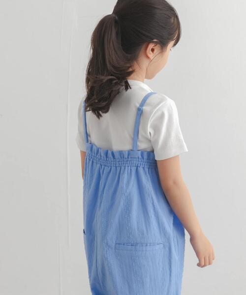 URBAN RESEARCH DOORS(アーバンリサーチドアーズ)の「フリルバギーキャミサロペット(KIDS)(ワンピース・キッズ・ブルー/ブラック/ホワイト系その他・135/105/120)」の11枚目の写真