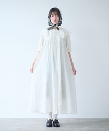bulle de savon | △コットン/キュプラ ローンIBK cape ワンピース(ワンピース)