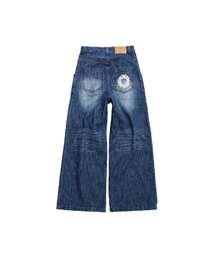 999HUMANITY（999ヒューマニティ）の「ビッグポケットバギーデニムパンツ（ヴィンテージブルー）（デニムパンツ）」