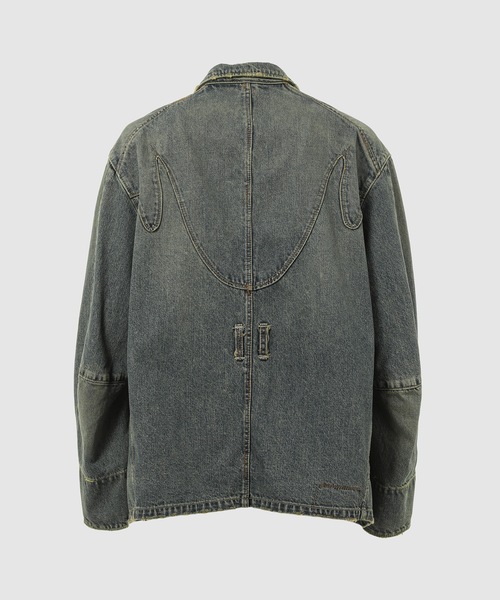 DAIRIKU(ダイリク)の「"Freedom Stitch"Vintage Wash Denim Western Jacket(デニムジャケット・メンズ・インディゴブルー・M)」の5枚目の写真