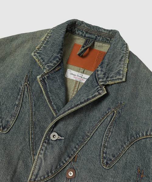 DAIRIKU(ダイリク)の「"Freedom Stitch"Vintage Wash Denim Western Jacket(デニムジャケット・メンズ・インディゴブルー・M)」の6枚目の写真