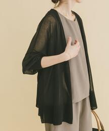 ITEMS URBANRESEARCH | シアーVネックニットカーデ(カーディガン/ボレロ)