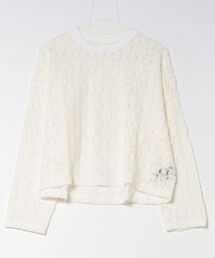 H.A.K（ハク）の「ストレッチラッセルレースカットソー（Tシャツ/カットソー）」