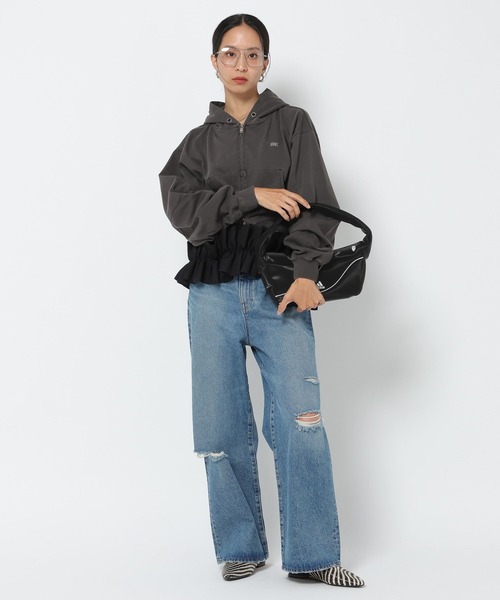 adidas(アディダス)の「【HEREIAM】adidas(アディダス)/SMALL BAG(ハンドバッグ・レディース・ライトブルー/ブラック/ブラック系・FREE)」の19枚目の写真