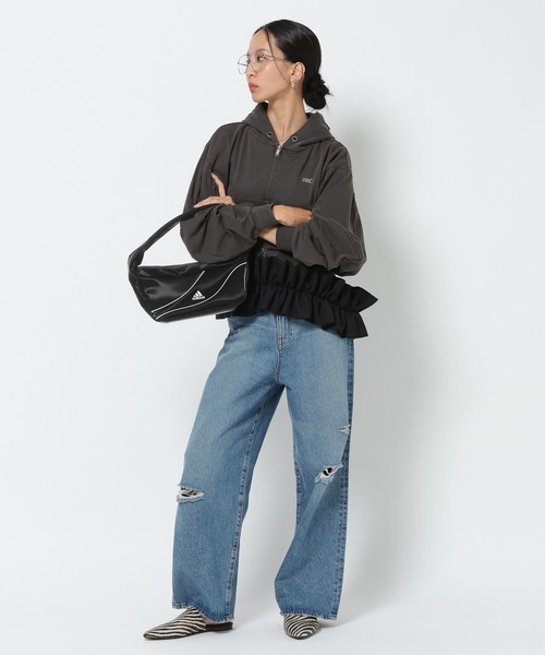 adidas(アディダス)の「【HEREIAM】adidas(アディダス)/SMALL BAG(ハンドバッグ・レディース・ライトブルー/ブラック/ブラック系・FREE)」の20枚目の写真