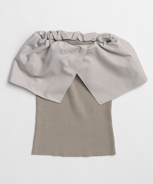 PRANK PROJECT（プランクプロジェクト）の「【2026Summer Pre-Order】マルチベアトップ / Multi Bare Top（チューブトップ・レディース・ホワイト/グレー/ブラック・FREE）」の15枚目の写真