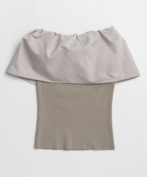 PRANK PROJECT（プランクプロジェクト）の「【2026Summer Pre-Order】マルチベアトップ / Multi Bare Top（チューブトップ・レディース・ホワイト/グレー/ブラック・FREE）」の14枚目の写真