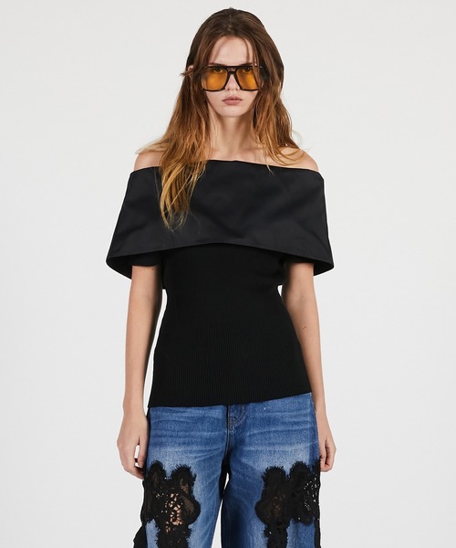 PRANK PROJECT（プランクプロジェクト）の「【2026Summer Pre-Order】マルチベアトップ / Multi Bare Top（チューブトップ・レディース・ホワイト/グレー/ブラック・FREE）」の5枚目の写真