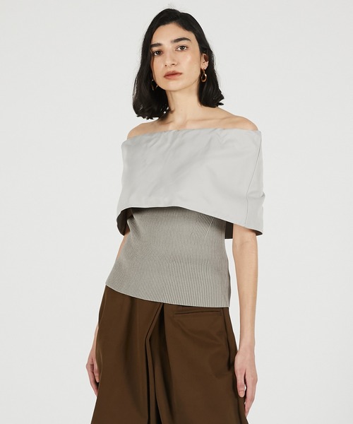 PRANK PROJECT（プランクプロジェクト）の「【2026Summer Pre-Order】マルチベアトップ / Multi Bare Top（チューブトップ・レディース・ホワイト/グレー/ブラック・FREE）」の10枚目の写真