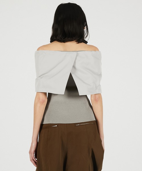 PRANK PROJECT（プランクプロジェクト）の「【2026Summer Pre-Order】マルチベアトップ / Multi Bare Top（チューブトップ・レディース・ホワイト/グレー/ブラック・FREE）」の12枚目の写真