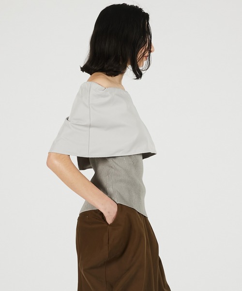 PRANK PROJECT（プランクプロジェクト）の「【2026Summer Pre-Order】マルチベアトップ / Multi Bare Top（チューブトップ・レディース・ホワイト/グレー/ブラック・FREE）」の9枚目の写真