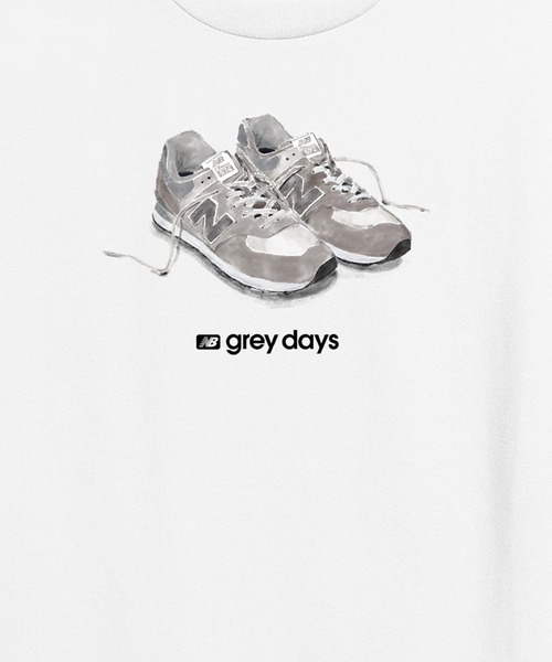 NEW BALANCE(ニューバランス)の「Grey Days 574 Tシャツ(Tシャツ/カットソー・メンズ・ホワイト・XX-LARGE/X-LARGE/LARGE/MEDIUM/SMALL)」の2枚目の写真