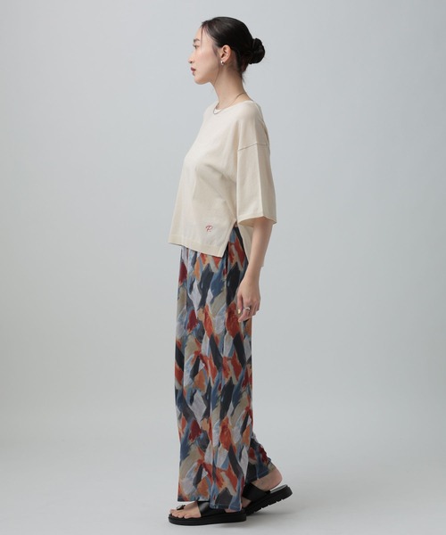 LEPSIM（レプシィム）の「14ゲージICEWEニットプルオーバーSS　647494（ニット/セーター・レディース・オレンジ/アイボリー/ブラック/イエロー・FREE）」の8枚目の写真