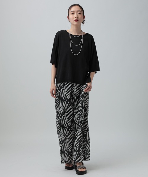 LEPSIM（レプシィム）の「14ゲージICEWEニットプルオーバーSS　647494（ニット/セーター・レディース・オレンジ/アイボリー/ブラック/イエロー・FREE）」の14枚目の写真