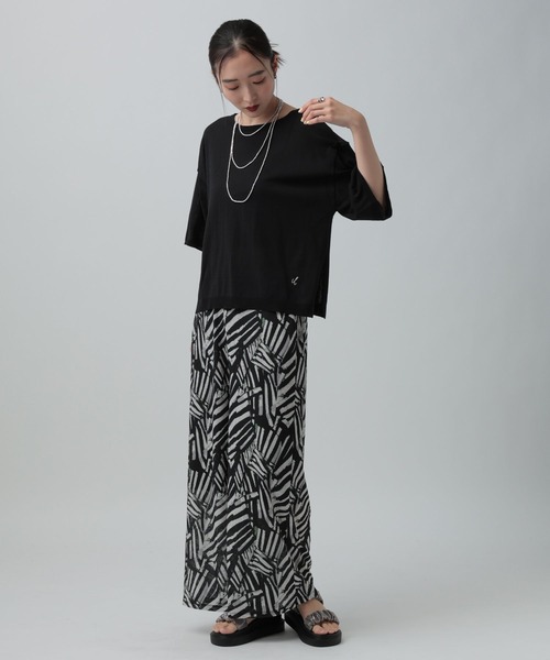 LEPSIM（レプシィム）の「14ゲージICEWEニットプルオーバーSS　647494（ニット/セーター・レディース・オレンジ/アイボリー/ブラック/イエロー・FREE）」の16枚目の写真