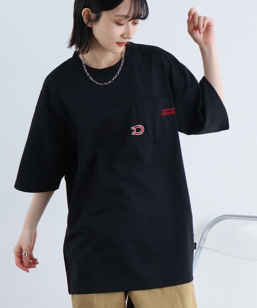 Dickies(ディッキーズ)の「【GENUINE DICKIES/ジェニュインディッキーズ】ポケットまたぎ刺繍吸水速乾・UV対策Tシャツ(Tシャツ/カットソー・メンズ・ホワイト系2/ブラック系1/ホワイト系3/ブラック系2/ホワイト系1/スミクロ・M/L/XL)」の12枚目の写真