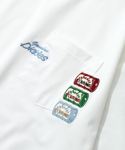 Dickies(ディッキーズ)の「【GENUINE DICKIES/ジェニュインディッキーズ】ポケットまたぎ刺繍吸水速乾・UV対策Tシャツ(Tシャツ/カットソー・メンズ・ホワイト系2/ブラック系1/ホワイト系3/ブラック系2/ホワイト系1/スミクロ・M/L/XL)」の21枚目の写真