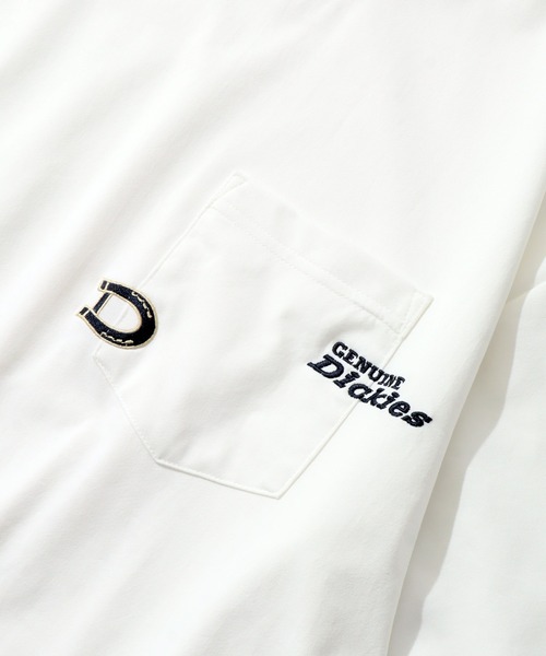 Dickies(ディッキーズ)の「【GENUINE DICKIES/ジェニュインディッキーズ】ポケットまたぎ刺繍吸水速乾・UV対策Tシャツ(Tシャツ/カットソー・メンズ・ホワイト系2/ブラック系1/ホワイト系3/ブラック系2/ホワイト系1/スミクロ・M/L/XL)」の17枚目の写真