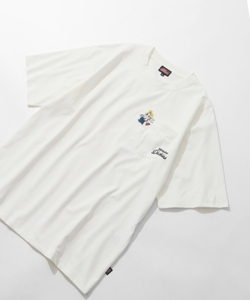 Dickies(ディッキーズ)の「【GENUINE DICKIES/ジェニュインディッキーズ】ポケットまたぎ刺繍吸水速乾・UV対策Tシャツ(Tシャツ/カットソー・メンズ・ホワイト系2/ブラック系1/ホワイト系3/ブラック系2/ホワイト系1/スミクロ・M/L/XL)」の18枚目の写真
