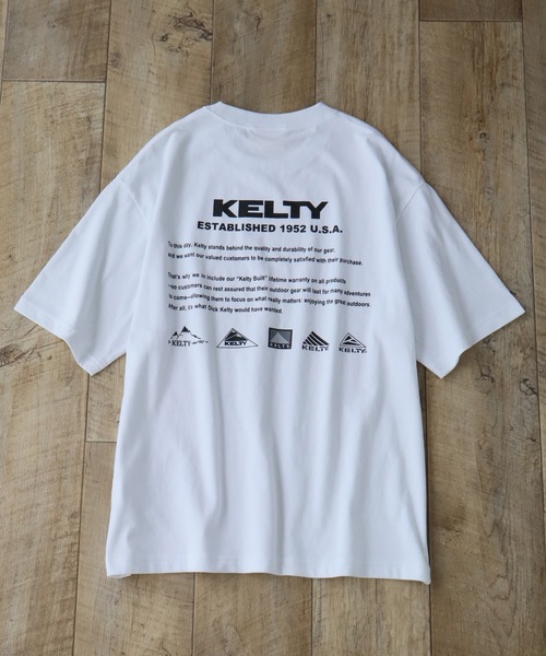 KELTY(ケルティ)の「【KELTY/ケルティ】別注 ヒストリーロゴTシャツ(Tシャツ/カットソー・メンズ・スミクロ/ブラック/ネイビー/ホワイト/カーキ/ベージュ・L/S/XL/M)」の19枚目の写真