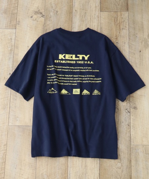 KELTY(ケルティ)の「【KELTY/ケルティ】別注 ヒストリーロゴTシャツ(Tシャツ/カットソー・メンズ・スミクロ/ブラック/ネイビー/ホワイト/カーキ/ベージュ・L/S/XL/M)」の21枚目の写真
