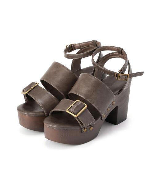 FREE'S MART(フリーズマート)の「スタッズサンダル(サンダル・レディース・ブラウン/ブラック/グレー・LARGE/MEDIUM)」の14枚目の写真