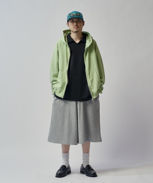 ITTI(イッチ)の「ピグメントZIPフーディー ITTI exclusive for Lui's(パーカー・メンズ・ミント/ブラック・FREE)」の13枚目の写真
