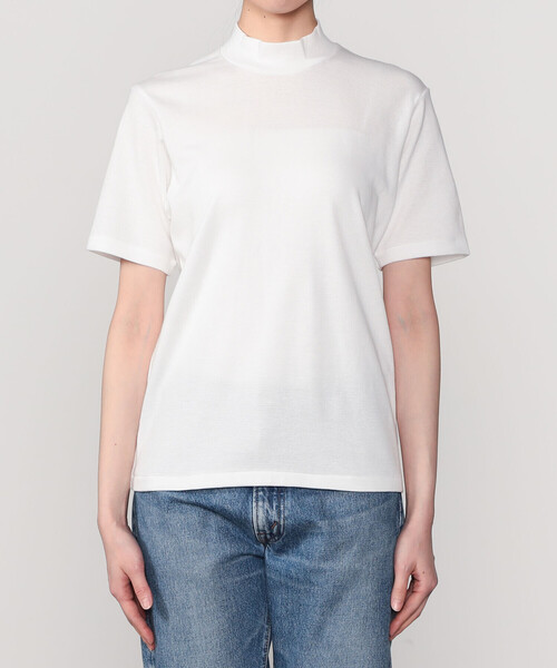 ANATOMICA(アナトミカ)の「ANATOMICA | モックネック Tシャツ WOMEN(Tシャツ/カットソー・レディース・ホワイト/ブラック・XS)」の14枚目の写真