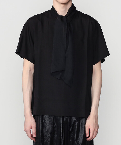 Bshop（ビショップ）の「eunoia | タイ付き Tシャツ MEN（シャツ/ブラウス・メンズ・ブラック・ONE）」の11枚目の写真