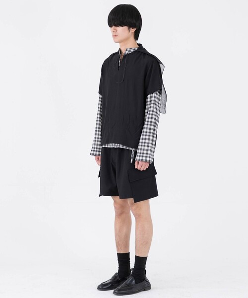 Bshop（ビショップ）の「eunoia | タイ付き Tシャツ MEN（シャツ/ブラウス・メンズ・ブラック・ONE）」の6枚目の写真