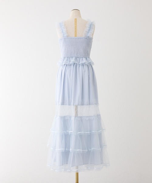 one after another NICE CLAUP(ワンアフターアナザーナイスクラップ)の「【Tulle Collection】チュールロングスカート(スカート・レディース・アイボリー/ブラック/サックスブルー・FREE)」の13枚目の写真