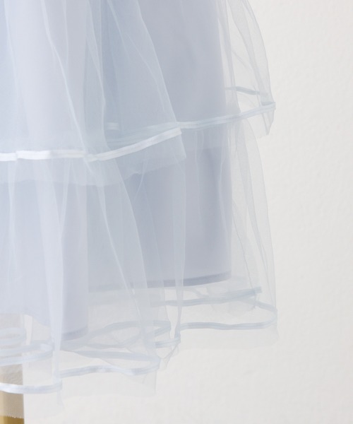 one after another NICE CLAUP(ワンアフターアナザーナイスクラップ)の「【Tulle Collection】チュールロングスカート(スカート・レディース・アイボリー/ブラック/サックスブルー・FREE)」の9枚目の写真