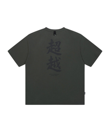 超越ウォッシュドTシャツ(グレー)