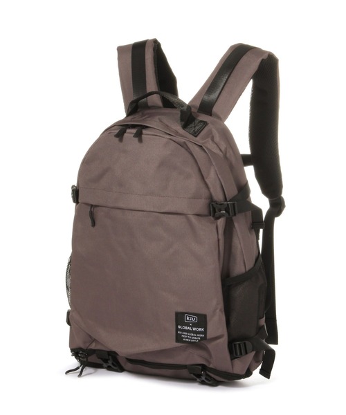 GLOBAL WORK(グローバルワーク)の「KIU別注バックパックK111/661527(バックパック/リュック・レディース・グレー/ベージュ/ブラック・FREE)」の2枚目の写真