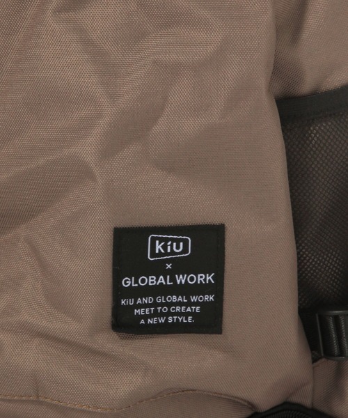 GLOBAL WORK(グローバルワーク)の「KIU別注バックパックK111/661527(バックパック/リュック・レディース・グレー/ベージュ/ブラック・FREE)」の21枚目の写真