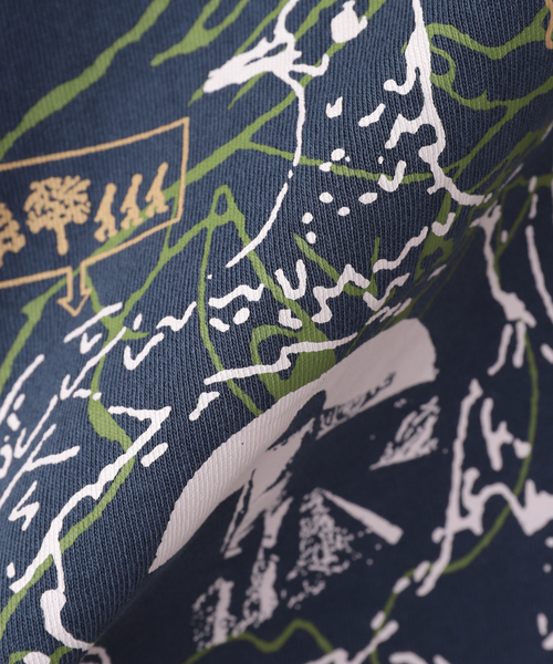 BRAIN DEAD（ブレインデット）の「BRAIN DEAD / ブレインデッド EARTH DEFENSE T-SHIRT（Tシャツ/カットソー・メンズ・チャコールグレー・LARGE/MEDIUM）」の2枚目の写真